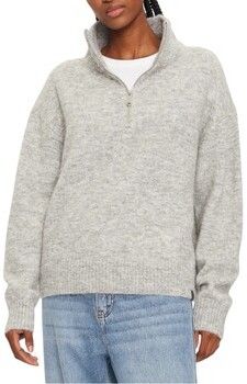 Vesty bez rukávov/Cardigany Calvin Klein Jeans  TEXTURED HALF ZIP SW J20J224238