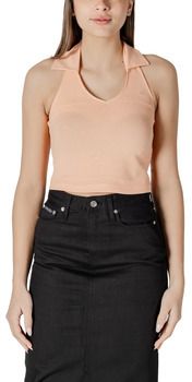 Blúzka Calvin Klein Jeans  HALTERNECK POLO COLLAR TOP J20J225320