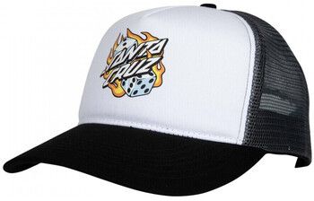 Šiltovky Santa Cruz  Flaming dice dot meshback