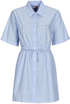 Krátke šaty Tommy Jeans  TJW MINI STRIPE SHIRT DRESS