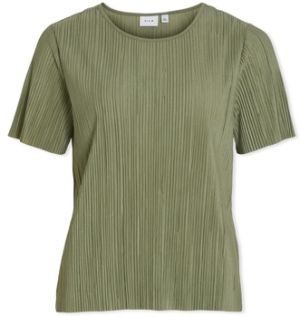 Blúzka Vila  Noos Top Plisa - Oil Green