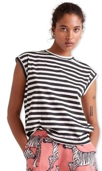 Mikiny Compania Fantastica  COMPAÑIA FANTÁSTICA T-Shirt 42006 - White/Black