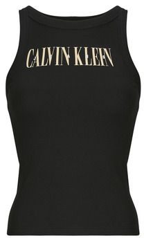 Tielka a tričká bez rukávov Calvin Klein Jeans  VARSITY CALVIN KLEIN RIB TANK
