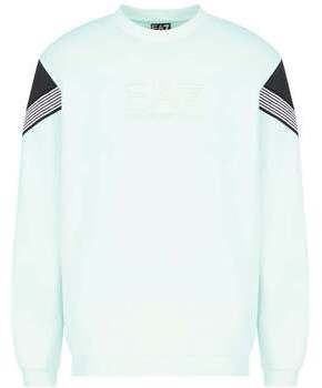 Mikiny Ea7 Emporio Armani  Visibility 7 Lines Sweatshirt Pale Blue Mint