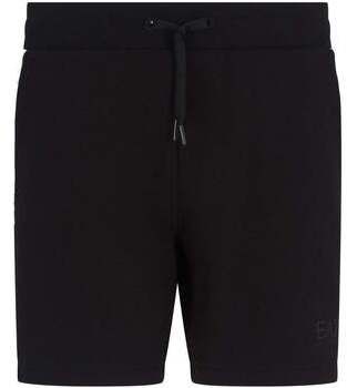 Šortky/Bermudy Ea7 Emporio Armani  Visibility 7 Lines Jersey Shorts Black