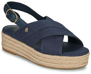 Sandále Tommy Hilfiger  DENIM ESPADRILLE PLATFORM SANDAL
