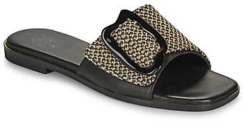 Šľapky Exé Shoes  556-ORO-RAFFIA-BLACK