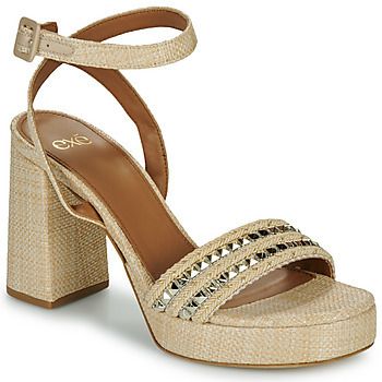 Sandále Exé Shoes  619-ANCONA-RAFFIA-BEIGE-GOLD