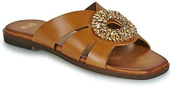 Šľapky Exé Shoes  565-NAXOS-LEATHER-TAN