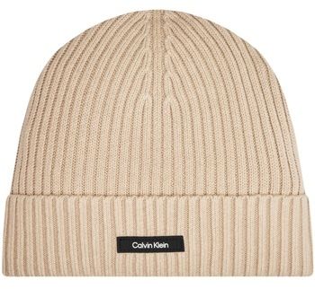Čiapky Calvin Klein Jeans  CLASSIC COTTON RIB BEANIE K50K512362