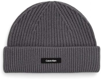 Čiapky Calvin Klein Jeans  CLASSIC COTTON RIB BEANIE K50K512362