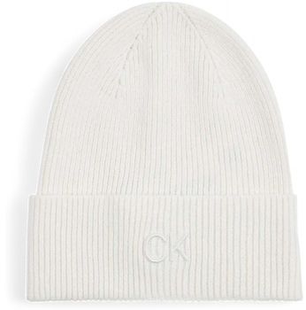 Čiapky Calvin Klein Jeans  CK EMBROIDERY FINE RIB BEANIE K60K612590