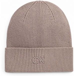 Čiapky Calvin Klein Jeans  CK EMBROIDERY FINE RIB BEANIE K60K612590