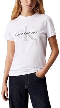 Tričká s krátkym rukávom Calvin Klein Jeans  SS MONOLOGO CREWNECK 00040WL260
