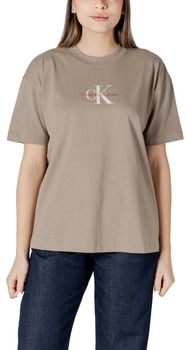 Tričká s krátkym rukávom Calvin Klein Jeans  TEXTURED MONOLOGO BO J20J224242