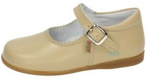 Balerínky/Babies Bambineli  Bambinelli 457 Merceditas  piel con hebilla Camel