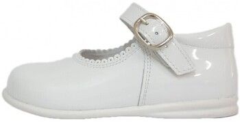 Balerínky/Babies Bambineli  Bambinelli 457 Merceditas  charol con hebilla Charol blanco
