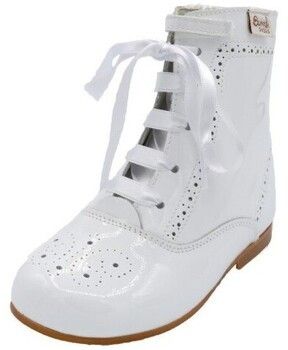 Čižmy Bambineli  Bambinelli Pascuala 4253 Charol blanco