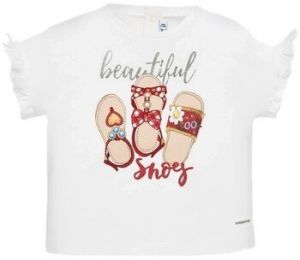 Polokošele s dlhým rukávom Mayoral  1064 camiseta Blanco