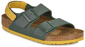 Sandále BIRKENSTOCK  Milano AS Kids BF Desert Soil Thyme/Ochr