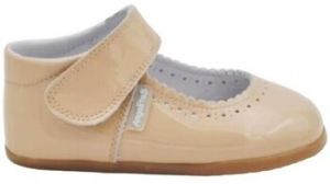 Balerínky/Babies Angelitos  541 Merceditas respetuosa charol Camel