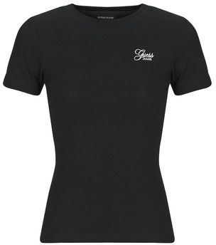 Tričká s krátkym rukávom Guess  SS CN SNAP EMBRO SLIM TOP