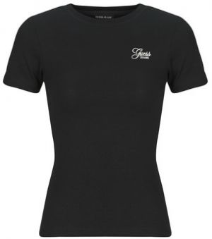 Tričká s krátkym rukávom Guess  SS CN SNAP EMBRO SLIM TOP