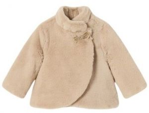 Kabáty Mayoral  2477 ABRIGO PELO BEBE Beige