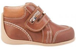 Čižmy Angelitos  610 BOTA VELCRO Marrón