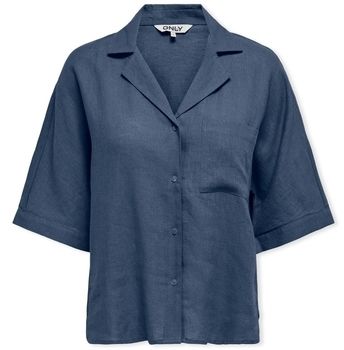 Blúzka Only  Noos Tokyo Life Shirt - Vintage Indigo