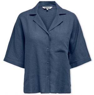 Blúzka Only  Noos Tokyo Life Shirt - Vintage Indigo
