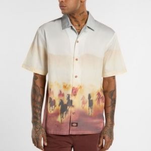 Košele s dlhým rukávom Dickies  RUNNING WILD SHIRT SS