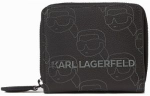 Malé peňaženky Karl Lagerfeld  IKON MONO CC MD BFLD WLLT