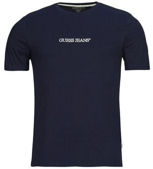 Tričká s krátkym rukávom Guess  SS CN SLIM LOGO EMBRO TEE