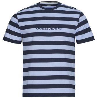 Tričká s krátkym rukávom Guess  SS CN REG STRIPED YD TEE