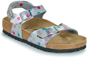 Sandále BIRKENSTOCK  Rio AS Kids BF Elec. Metallic SilverDots