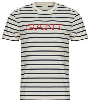 Tričká s krátkym rukávom Gant  GRAPHIC STRIPED SS T-SHIRT