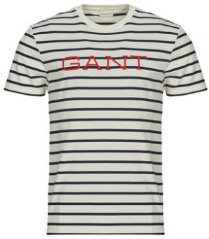 Tričká s krátkym rukávom Gant  GRAPHIC STRIPED SS T-SHIRT