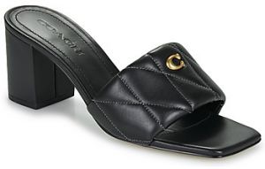 Šľapky Coach  QUILTED BLOCK HEEL SANDAL