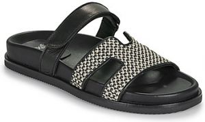 Šľapky Exé Shoes  966-KIMOLOS-LEATHER-BEIGE-BLACK