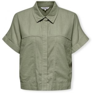Blúzka Only  Caro Linen Shirt - Tea