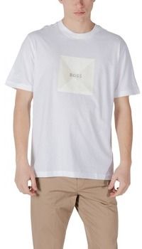 Polokošele s dlhým rukávom BOSS  Tee Logo Rib 10270342 01 50538096