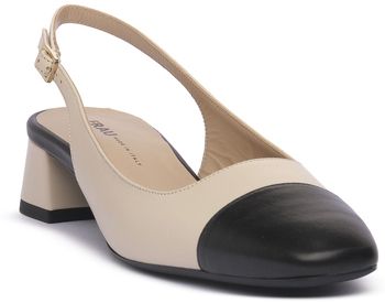 Lodičky Frau  NAPPA NERO VANILLA