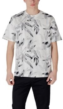 Polokošele s dlhým rukávom Antony Morato  RELAXED FIT WITH MATT FOAM LOGO PRINT MMKS02512-FA140285