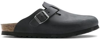 Sandále BIRKENSTOCK  Boston Waxy Leather Narrow - Black