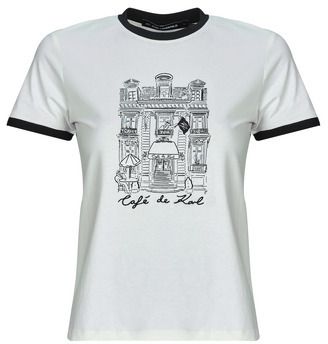 Tričká s krátkym rukávom Karl Lagerfeld  KLXJP FITTED T-SHIRT