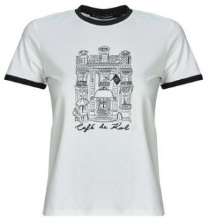 Tričká s krátkym rukávom Karl Lagerfeld  KLXJP FITTED T-SHIRT
