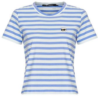Tričká s krátkym rukávom Karl Lagerfeld  IKON STRIPE BOXY T-SHIRT
