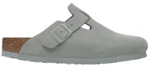 Sandále BIRKENSTOCK  Boston Suede Leather Narrow - Pure Sage