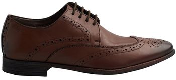 Derbie Clarks  CHART-LIMIT-BROWN LEATHER
